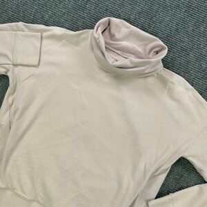 Lululemon Go Forward Pullover Women 12 Pink Turtleneck Sweatshirt Athleisure